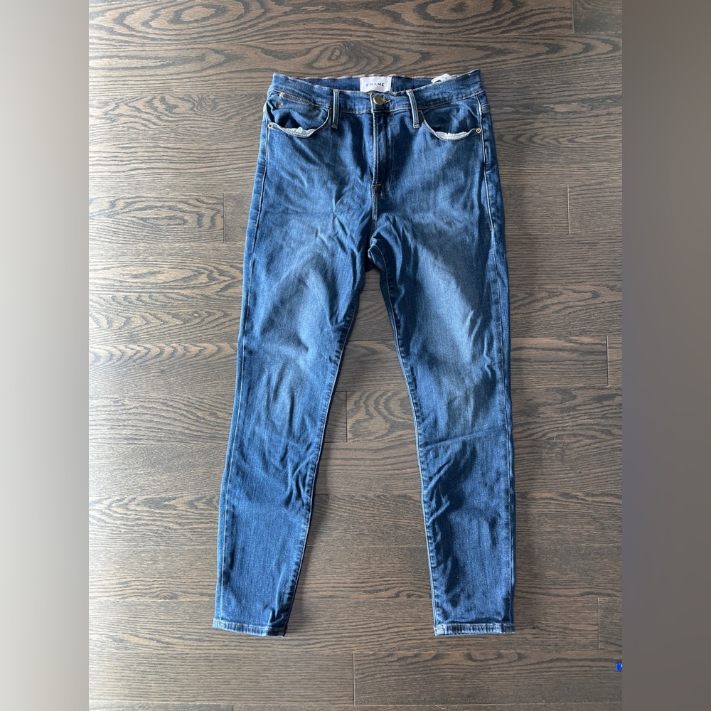 Frame Le Crop Skinny ankle cropped jeans size 27